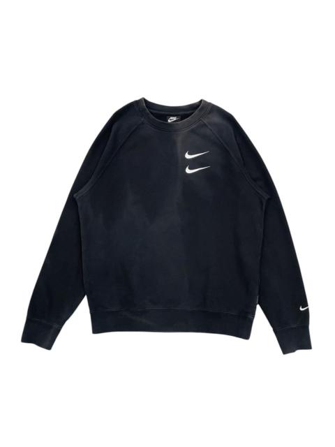 Nike Grailed Faded Nike Double Swoosh Sweatshirt