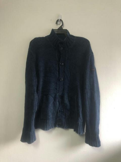 Other Designers Japanese Brand - BLUE BLUE Japan Jacket Knitwear Button Up Indigo