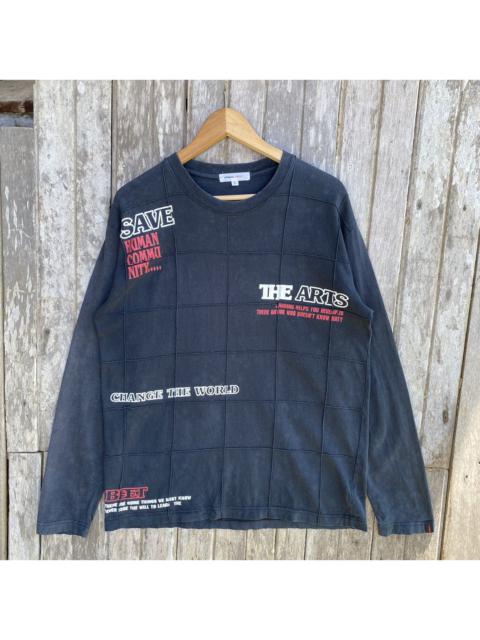 Other Designers Thrashed Faded Vintage Y2K Primal Point Japanese Brand Tee