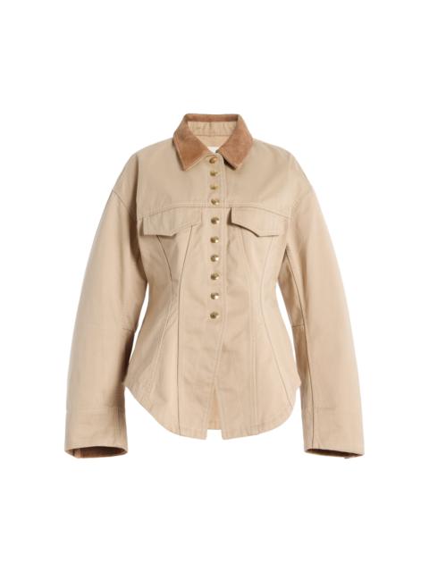 RÙADH The Lennox Cotton Jacket khaki