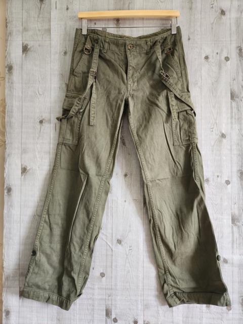 Other Designers Military - Bondage Cargo Pants With Pockets Army Type