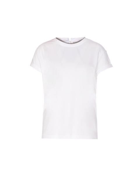 Brunello Cucinelli Brunello Cucinelli Women T-Shirt With Precious Faux Layering