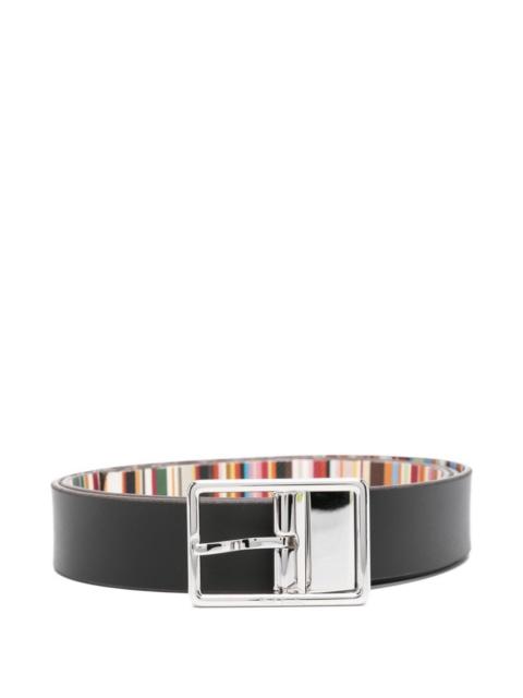 Paul Smith Paul Smith Men Signature Stripe Leather Belt