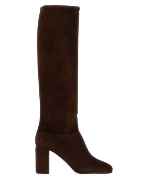 Prada Prada Women Dark Brown Suede Boots
