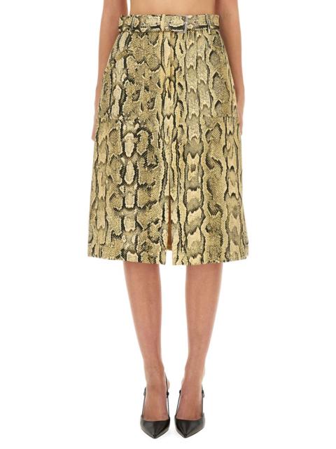 Dries Van Noten Dries Van Noten Women Skirt With Animal Pattern
