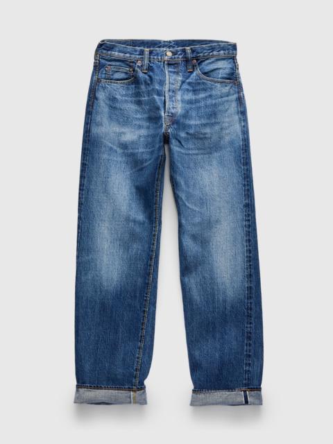 Pure Blue Japan "Natural Used Indigo" 14oz Washed Selvedge Denim - Regular Straight Fit