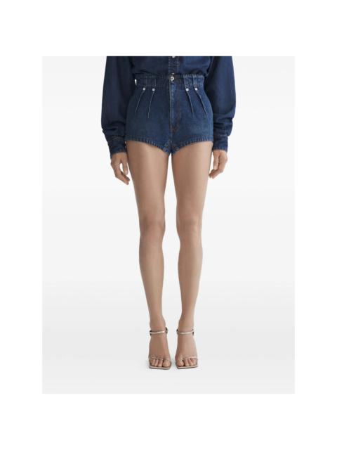 MUGLER Mugler Blue Shorts - Tailored Shorts Women