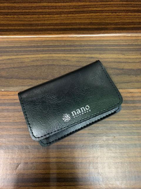 Other Designers Archive Nano Universe Card Holder Wallet Leather