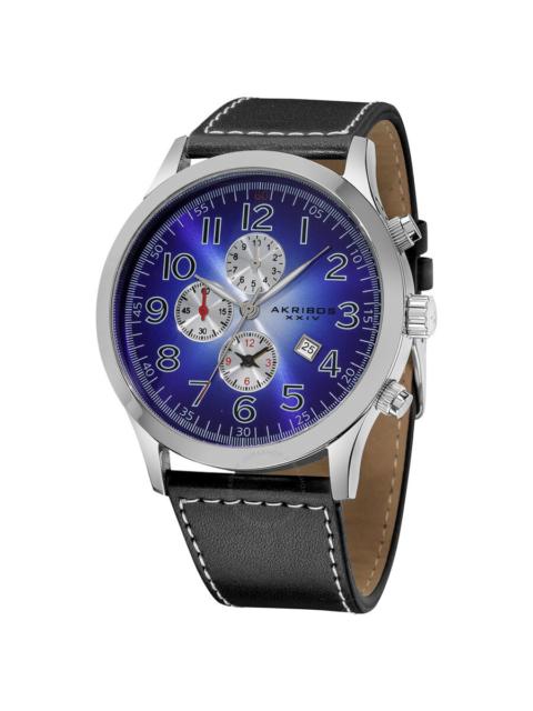 Other Designers Akribos XXIV Essential Chronograph Quartz Blue-White Gradient Dial Men's Watch AK603BU
