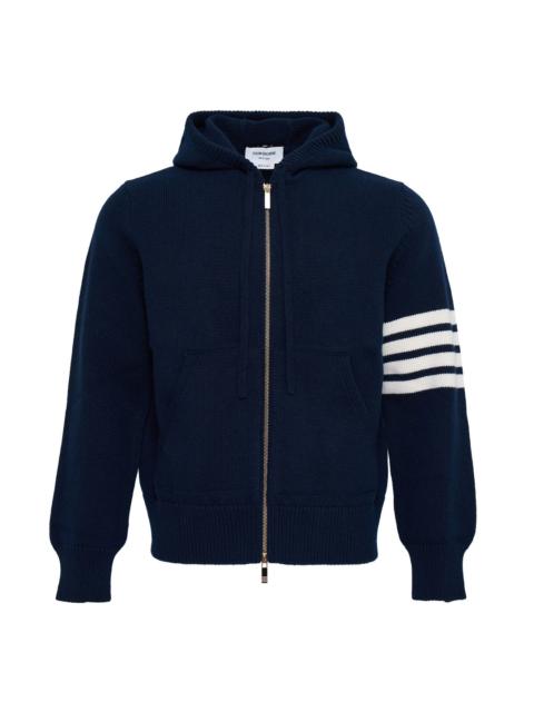 Thom Browne Hector Icon Jersey Intarsia Zip Top