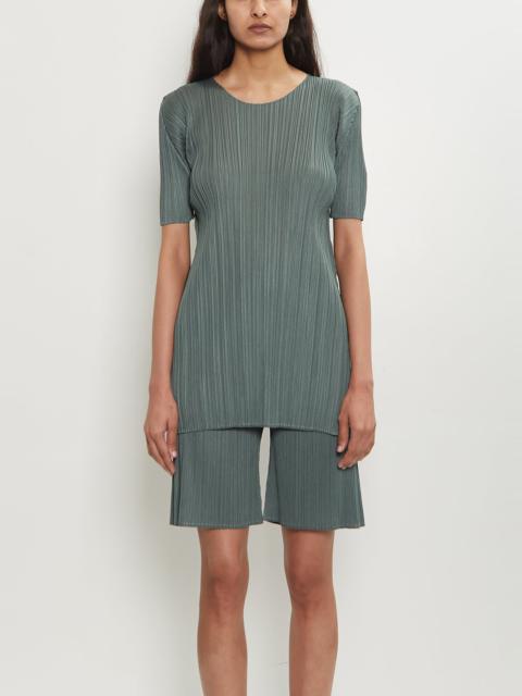 Pleats Please Issey Miyake Short Sleeve Tunic Top