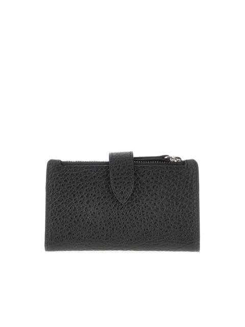 Maison Margiela Maison Margiela Grain Leather Bi-fold Cardholder Black