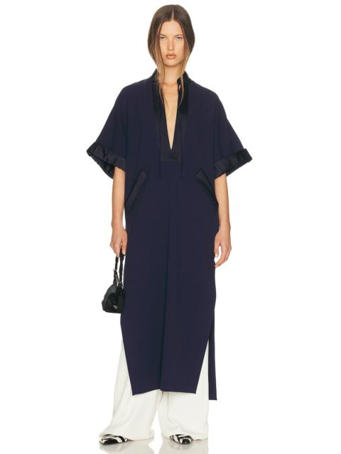 HELSA The Magda Dress in Thick Crepe