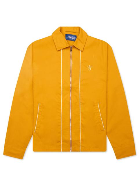 AWAKE NY CLASSIC LOGO COACHES JACKET - GOLD