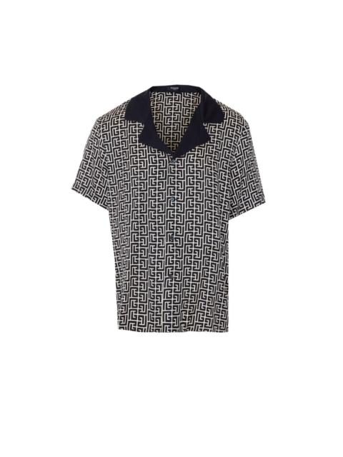 Balmain Balmain Men Pajama Shirt Balmain Varsity
