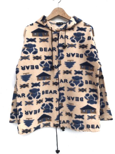 Other Designers Japanese Brand - BEAR FULLPRINT CREWNECK FLEECE
