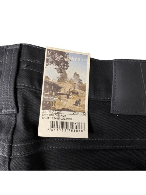 Nudie Jeans BNWT Nudie Jeans Tilted Tor Dry Cold Black Jeans W30 L32