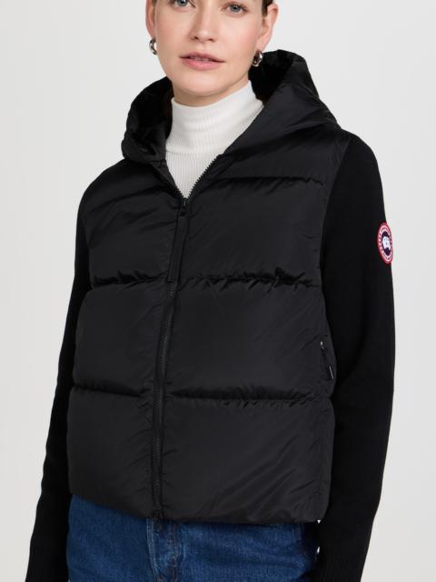 Canada Goose Hybridge Wide Quilt Knit Hoodie