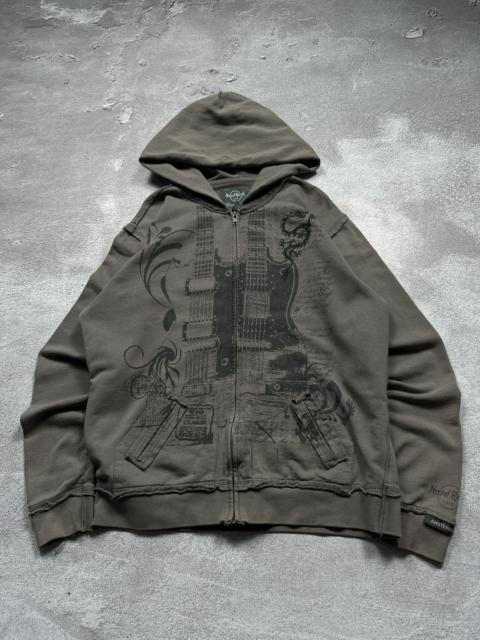 Other Designers Japanese Brand - Y2K LGB IfSixWasNine Style Hard Rock Overprint Zip Hoodie