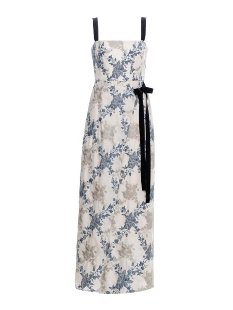 Agua by Agua Bendita Cinéfila Bougainvillea Maxi Dress