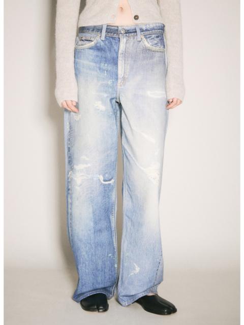 Our Legacy Our Legacy Women Full Cut Digital Print Jeans