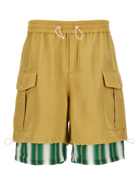 Wales Bonner Men 'Roam Cargo' Bermuda Shorts