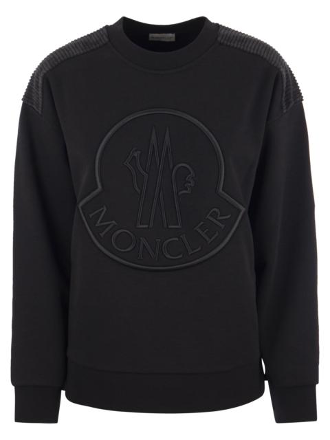Moncler Sweatshirt With Embroidered Logo