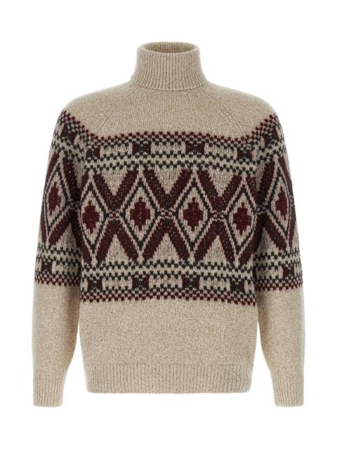 Brunello Cucinelli Brunello Cucinelli Men 'Geometric Jacquard' Sweater