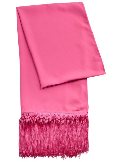 Taller Marmo Taller Marmo Babe Fringed Crepe Scarf