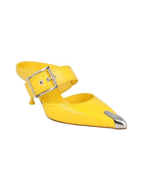Alexander McQueen Alexander McQueen Buckle Leather Mule
