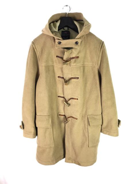 GLOVERALL GLOVERALL WOOL HEAVY DUFFLE COAT HOODIE