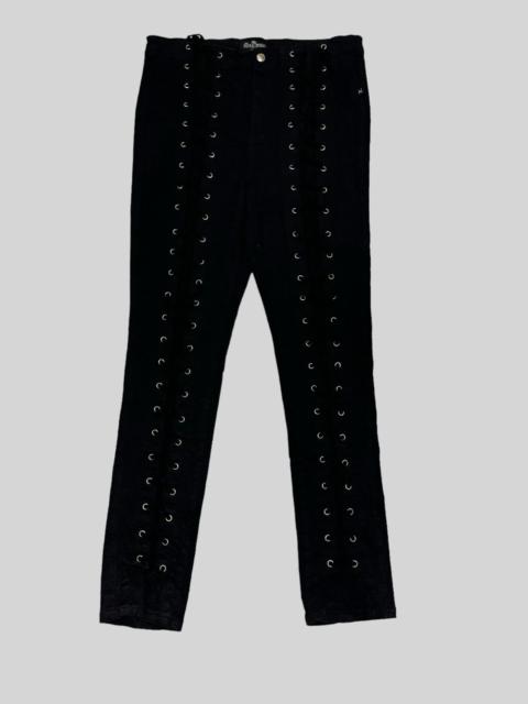 Other Designers Japanese Brand - ROYAL BONES LACED PUNK SEXY BONDAGE STYLE PANT