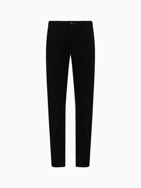 GIORGIO ARMANI Velvet trousers