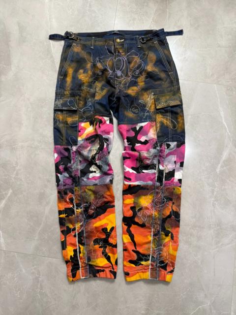 Valentino Valentino Multicolor Camou Shuffle Cargo Pants Valentino
