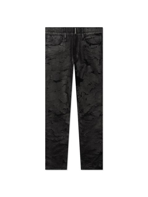 Givenchy GIVENCHY SLIM FIT 5 POCKET TROUSERS - BLACK