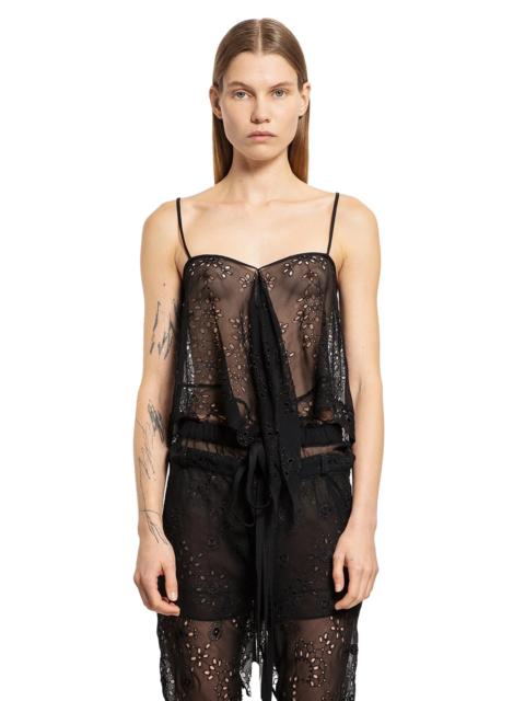 Ann Demeulemeester Bria-Broderie-Anglaise-Micro-Top