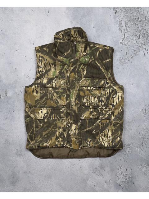 Other Designers Camouflage trees camo vintage vest 90s