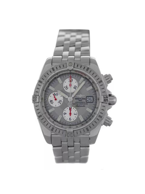 BREITLING Pre-owned Breitling Chronomat Evolution Chronograph Automatic Chronometer Silver Dial Men's Watch A1