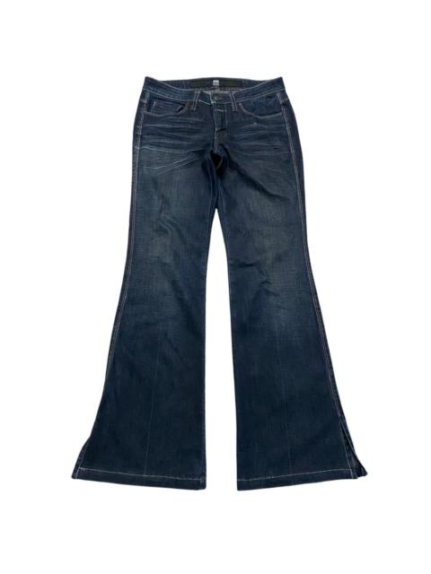 Other Designers Marithe + Francois Girbaud - Marithe Francois Girbaud Waxed Denim Flare Jeans
