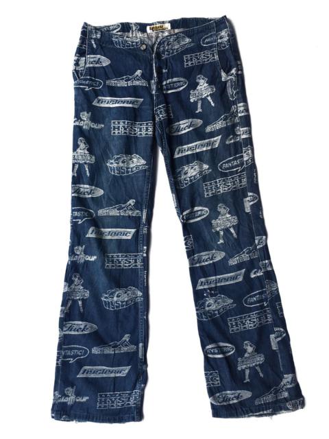‼️LAST DROP ‼️vintage longpants hysteric glamour full print