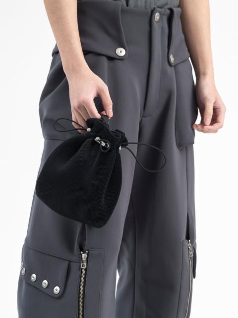 Omar Afridi BLACK FILTER MESH POUCH B