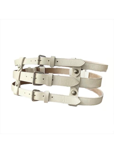 Other Designers Alexander Mcqueen triple cage corset leather belt