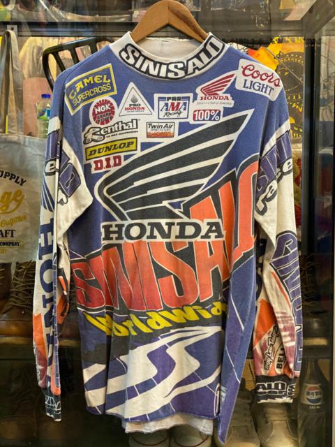 Other Designers Vintage 90s Jersey Moto Cross Honda Sinisalo 1994