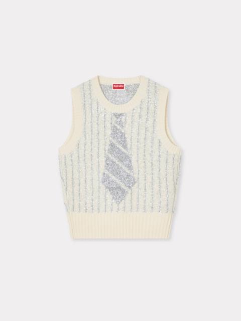 KENZO 'KENZO Trompe l'œil' vest in wool cotton