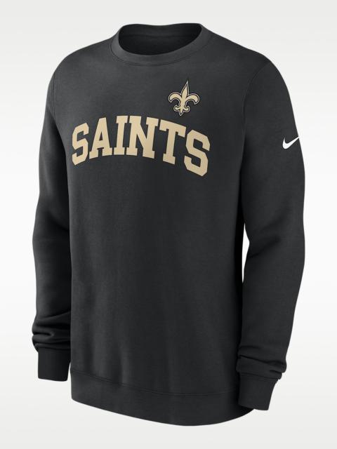 Nike New Orleans Saints Club Men's Nike NFL Pullover Crew