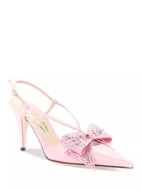 Valentino Women's Bow Slingback Pumps