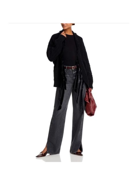 Other Designers Sea New York - NWT SEA Mariella Merino Wool Cable
Knit Cardigan Sweater Bows Black Large
$395