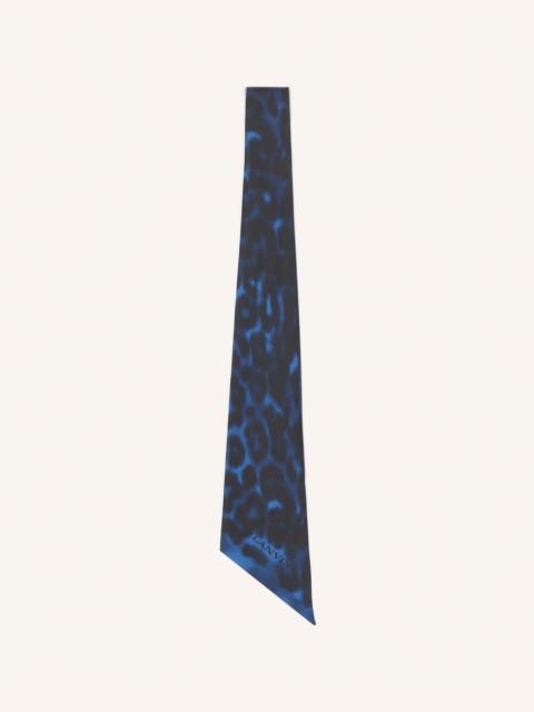 Lanvin LEOPARD PRINT SILK TWILLY