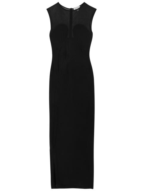 Alaïa Panelled Mesh Maxi Dress