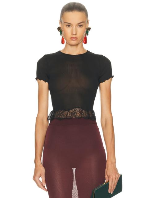 SAINT LAURENT Short Sleeve Top